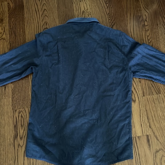Travis Mathew long sleeve shirt. Blue flannel. - Picture 5 of 5